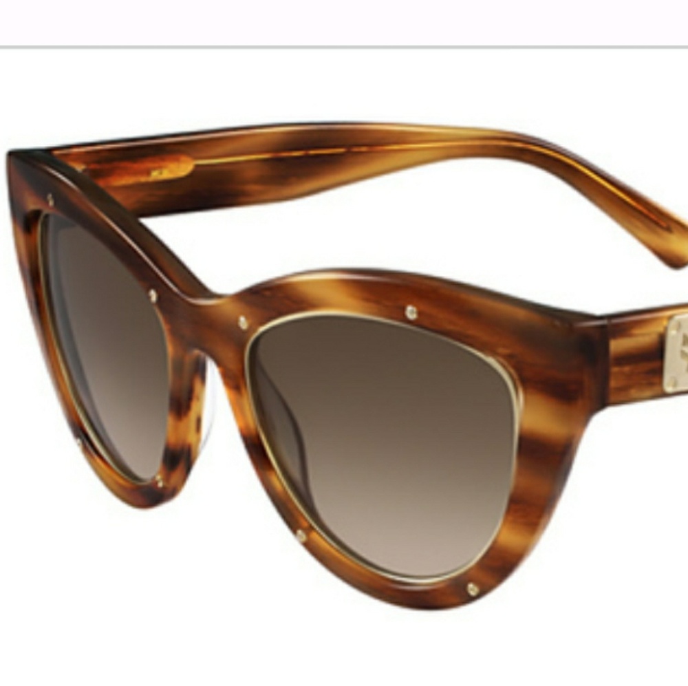 MCM Tortoiseshell Cat-Eye Sunglasses with Brown Gradient Lenses